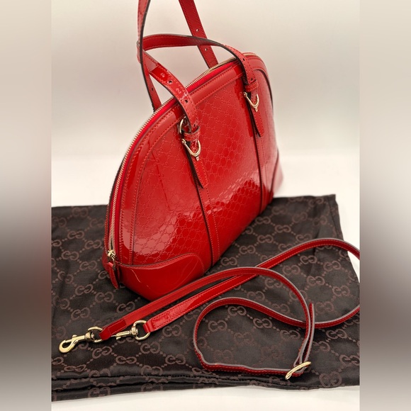 Gucci Nice Microguccissima Bag - Red - Picture 2 of 14